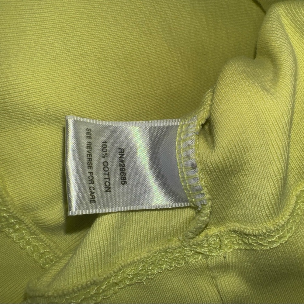 Pendleton Hoodie Adult XL Yellow‎ Sweatshirt Long Sleeve V-Neck Cotton Womens - Picture 5 of 6